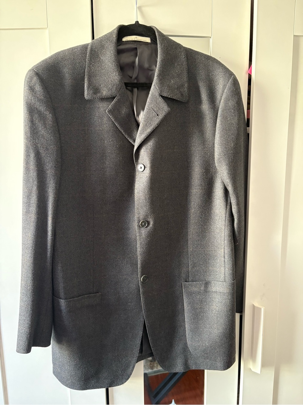 Joseph Abboud— Men's Gray Single-Breasted Blazer - Classic Tailored Jacket